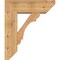 Ekena Millwork Olympic Slat Smooth Bracket w/ Offset Brace, Western Red Cedar, 7 1/2"W x 22"D x 26"H BKT0806X22X26OLY06SWR - alternate 3
